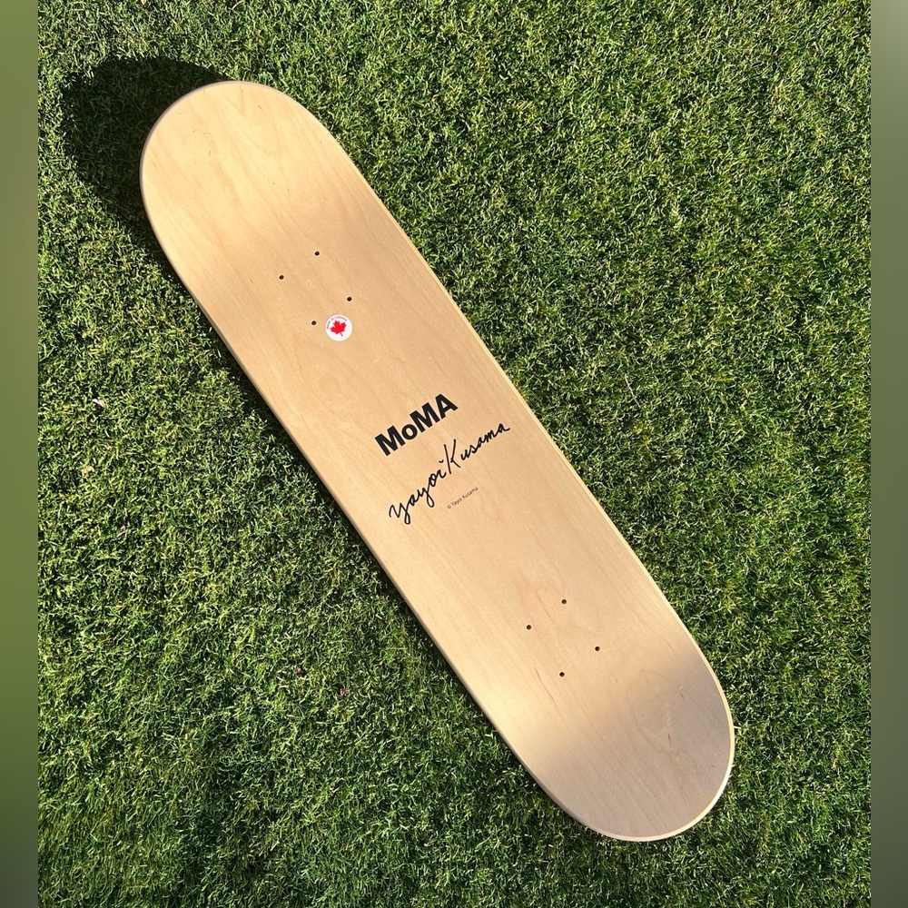 YAYOI KUSAMA 'Dots Obsession Blk/Ylw' 2018 Skateboard Skate Deck 7-Ply Maple